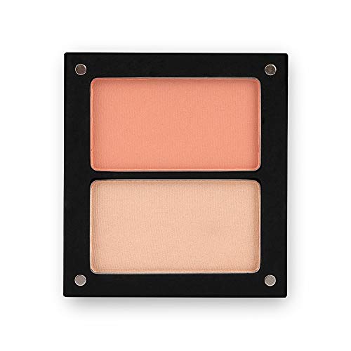 Jolly Dim Makeup - Set colorete e iluminador. Iluminador y colorete Paleta de maquillaje para rostro Perfecto para llevar contigo