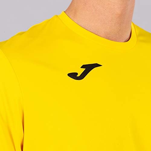 Joma Combi Camiseta Manga Corta, Hombre, Amarillo, L