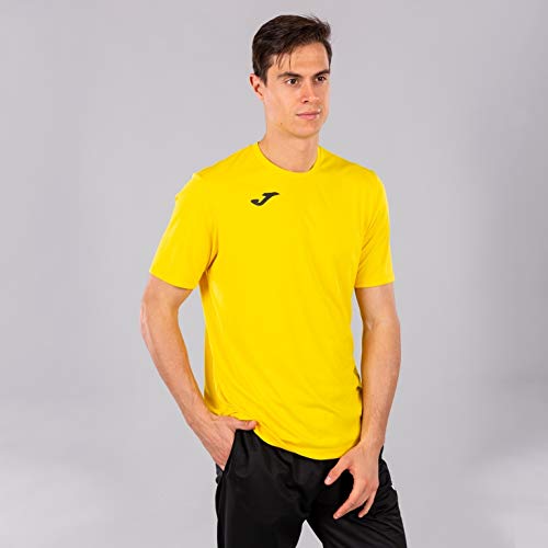 Joma Combi Camiseta Manga Corta, Hombre, Amarillo, L