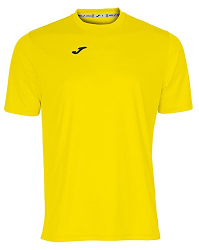 Joma Combi Camiseta Manga Corta, Hombre, Amarillo, L