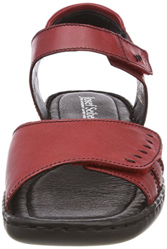 Josef Seibel Lisa 01, Sandalias para Mujer, Rojo (Hibiscus 2313 380), 43 EU