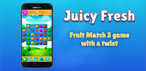 Juicy Fresh Fruit Match - Amazing match 3 puzzle game with a twist