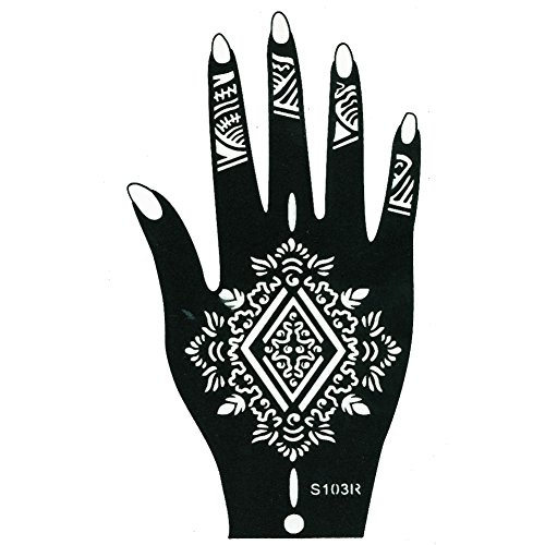 Just Fox – Henna Tattoo Plantilla para las manos
