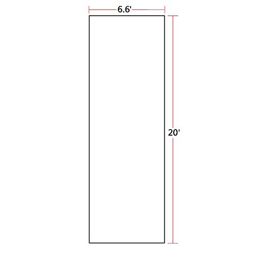 JYCRA Paño anticongelante para plantas, de tela no tejida, reutilizable, cubierta de hilera flotante, manta de congelación para plantas de jardín y verduras, tela sin tejer, Blanco, 2m x 6m