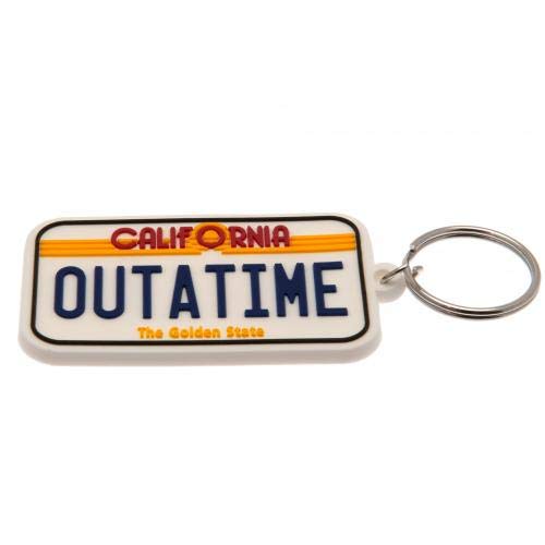 Key chain Back To The Future - Llavero de Goma License Plate