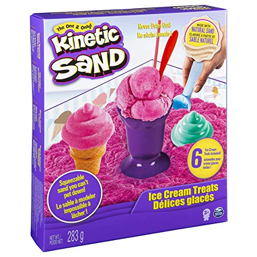 Kinetic Sand Ice Cream Treats - Arena cinética (Rosa, Chica)