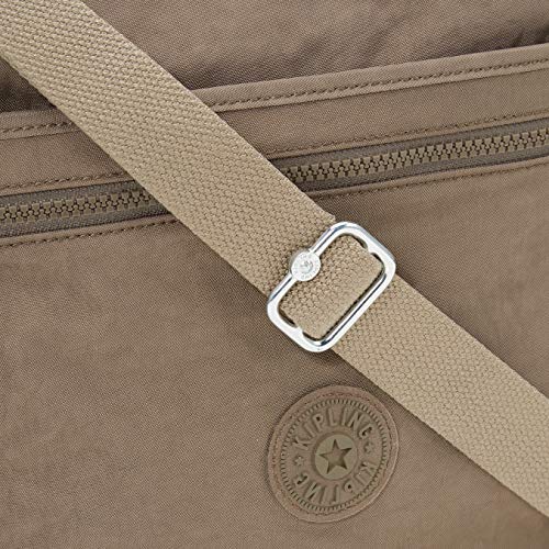 Kipling ARTO, Bolso bandolera para Mujer, Marrón (True Beige), 29x26x4 cm