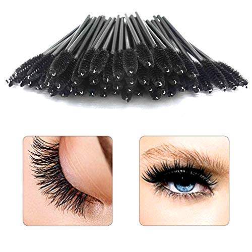 Kits de herramientas de maquillaje de 200 piezas Desechables Pincel para labios Pincel de maquillaje desechable Negro Pinceles de maquillaje diarios