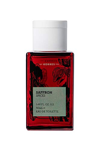 Korres SAFFRON & SPICES - Eau de toilette para hombre (50 ml)