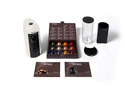 Krups Nespresso Vertuo Plus - Cafetera de cápsulas Depósito de agua de 1,1 l. Blanco