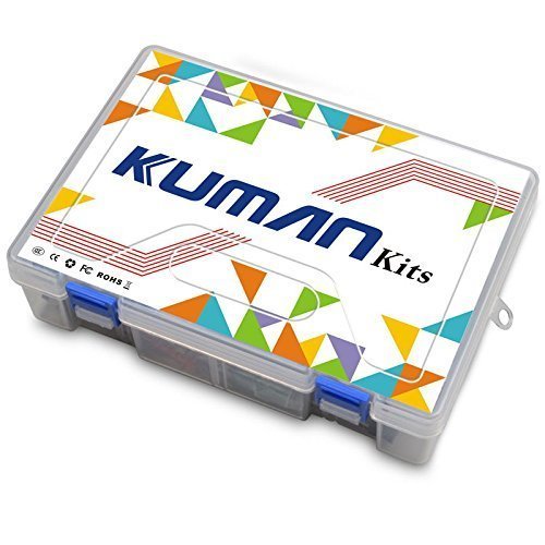 kuman Más Completo y Avanzado Mega Starter Kit para R3 con Guías Tutorial Detallada, MEGA2560, Mega328,5V Motor Paso a Paso, Kit con Placa K4