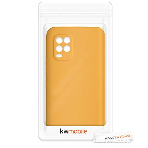 kwmobile Funda Compatible con Xiaomi Mi 10 Lite (5G) - Carcasa de TPU Silicona - Protector Trasero en Mango