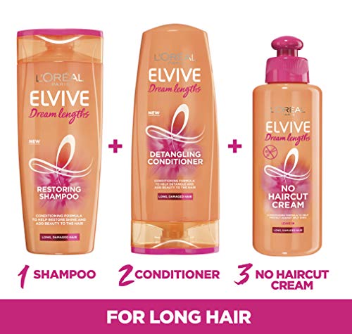 L 'Oreal Elvive sueño longitudes no corte de pelo crema, 200 ml