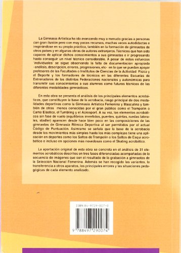 La acrobacia en Gimnasia Artística: Su técnica y su didáctica: 817 (Deportes)