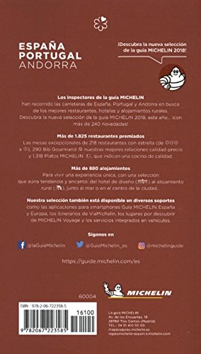 La guía MICHELIN España & Portugal 2018: Restaurants & Hotels (La guida Michelin)