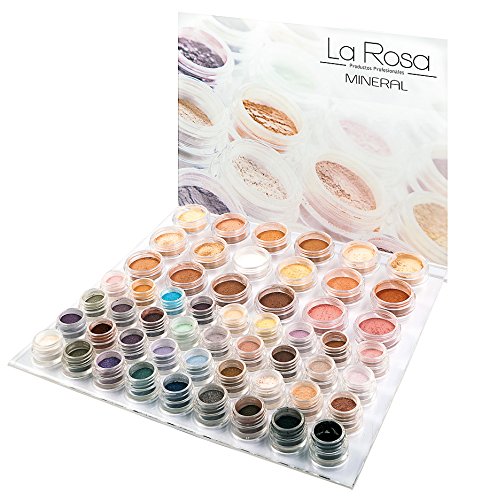 La Rosa maquillaje mineral nº 81 lunar stone sombra blanca mate, ideal como iluminador - 3 gr