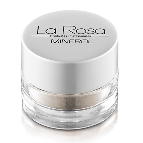 La Rosa maquillaje mineral nº 81 lunar stone sombra blanca mate, ideal como iluminador - 3 gr