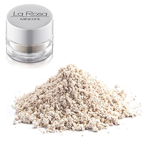 La Rosa maquillaje mineral nº 81 lunar stone sombra blanca mate, ideal como iluminador - 3 gr