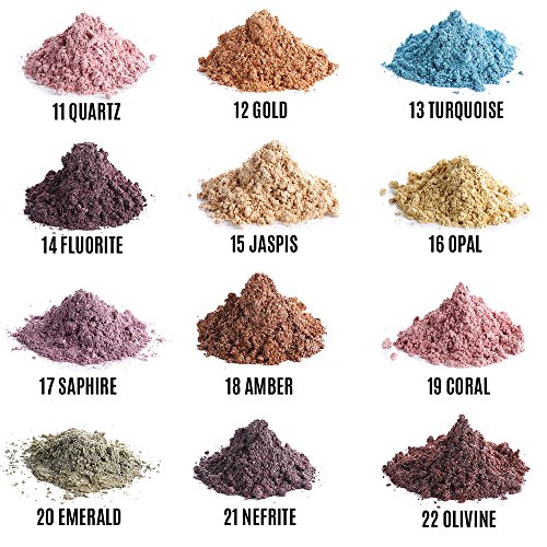 La Rosa maquillaje mineral nº 81 lunar stone sombra blanca mate, ideal como iluminador - 3 gr