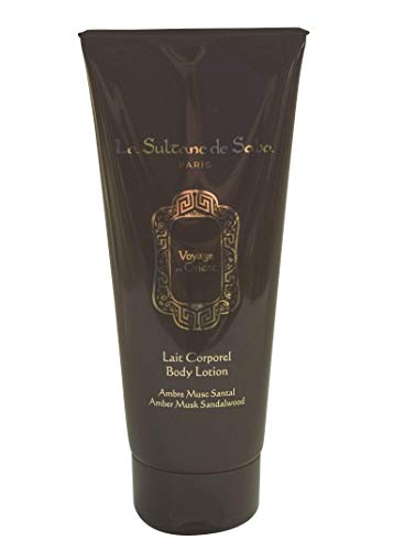 La Sultane de Saba - Loción Corporal Seda de sándalo ámbar almizcle, 200ml - Viajar en el oriente