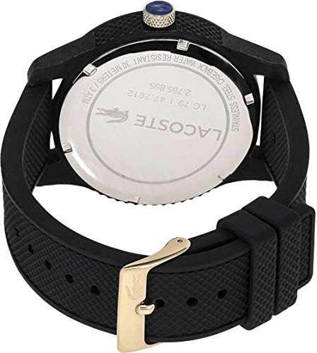 Lacoste 2010818 - Reloj analógico de pulsera para hombre, correa de silicona