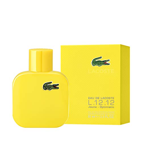 Lacoste eau de lacoste l.12.12 jaune eau de toilette 50ml vapo, 1.6 oz fl (0737052896267)