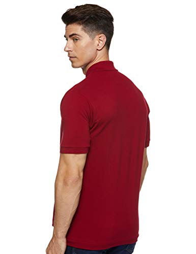 Lacoste L1212 Camiseta Polo, Rojo (Bordeaux), L para Hombre
