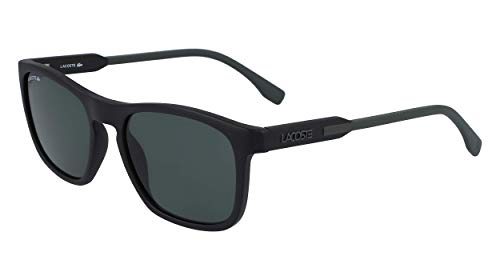 Lacoste L604SND gafas de sol, Negro-verde mate, 5418 para Hombre