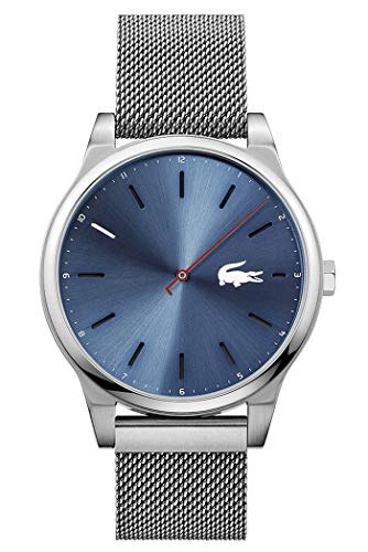 Lacoste Reloj Analógico para Hombre de Cuarzo con Correa en Acero Inoxidable 2010966