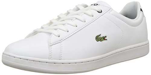 Lacoste Sport Carnaby EVO BL 1 SPJ, Bajos Infantil, Multicolor (Wht/nvy), 37 EU ( 4 UK )