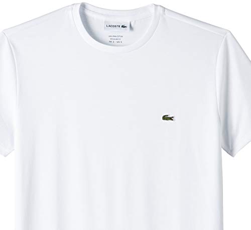 Lacoste TH6709, Camiseta para Hombre, Blanco (Blanc), XL (Talla del fabricante: 6)