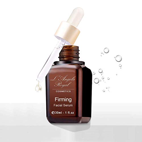 L'Angela Royal SERUM FIRMING, Serum Facial Reafirmante, Ácido Hialurónico, DMAE, Colágeno, Glucógeno Marino, Hidratación, Tratameiento Facial, Para Rostro, Cuello y Escote, 30ml