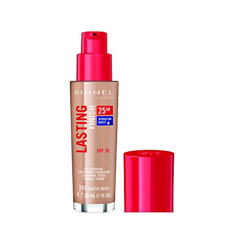 Lasting 25h Fundación Finalizar Rimmel London Classic Beige 201 30ml