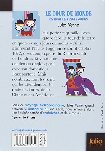 Le tour du monde en quatre-vingts jours: A57710 (Folio Junior)