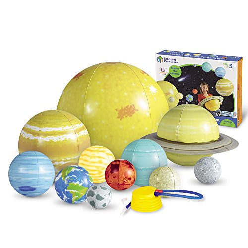 Learning Resources- Giant Inflatable System Set de Sistema Solar Inflable, Color (LER2434)