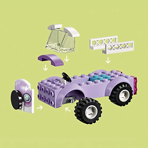 LEGO Friends - Clínica Veterinaria Móvil de Emma, juguete imaginativo de construcción para aventuras de mascotas (41360)