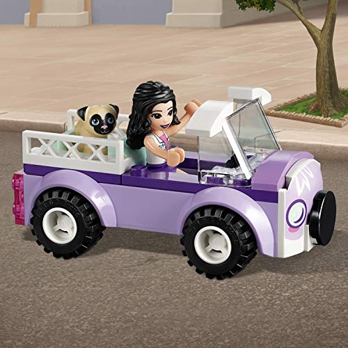 LEGO Friends - Clínica Veterinaria Móvil de Emma, juguete imaginativo de construcción para aventuras de mascotas (41360)