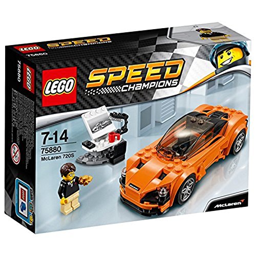 LEGO Speed Champions - Coche McLaren 720S, Coche Deportivo de Juguete para Construir (75880)