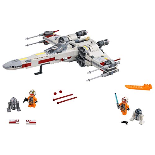 LEGO Star Wars - Caza Estelar Ala X, Juguete de La Guerra de las Galaxias de la Nave X Wing para Construir y Jugar, Incluye Minifiguras de Luke Skywalker, R2-D2 y R2-Q2 (75218)