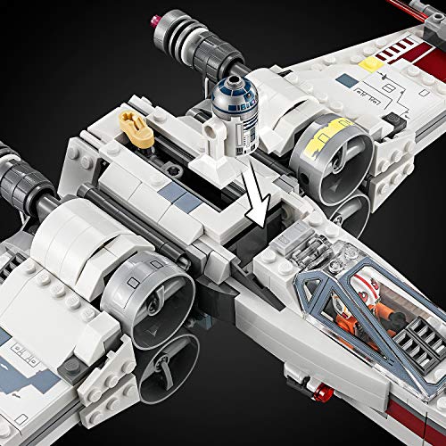 LEGO Star Wars - Caza Estelar Ala X, Juguete de La Guerra de las Galaxias de la Nave X Wing para Construir y Jugar, Incluye Minifiguras de Luke Skywalker, R2-D2 y R2-Q2 (75218)