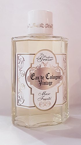 Les parfums de Grasse – agua de colonia Vintage – aroma a almizcle fruité – 250 ml