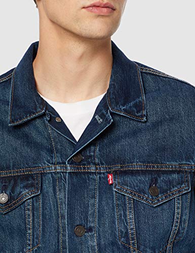 Levi's The Jacket' Chaqueta vaquera, Azul (Palmer Trucker 0352), Large para Hombre