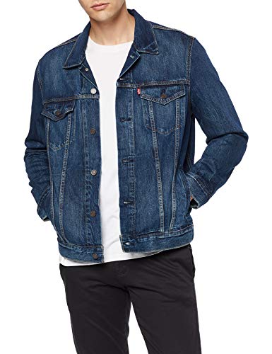 Levi's The Jacket' Chaqueta vaquera, Azul (Palmer Trucker 0352), Large para Hombre