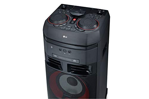 LG XBOOM OK55 - Altavoz Alta Potencia (500W, Bluetooth, USB, Funciones DJ, Karaoke), Negro