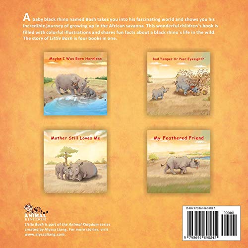 Little Bash: 4 fun stories about a brave baby black rhino (Animal Kingdom)