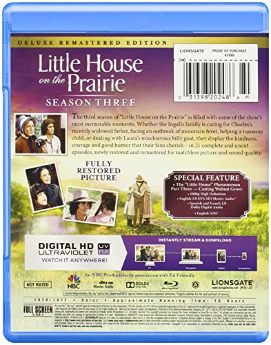 Little House On The Prairie: Season 3 (5 Blu-Ray) [Edizione: Stati Uniti] [USA] [Blu-ray]