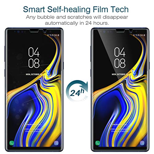 LK Protector de Pantalla para Samsung Galaxy Note 9 Protector de Pantalla,[3 Piezas] [Admite la función de Huella Digital] [Película Protectora de TPU][Alta Definición y Sensibilidad]