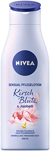 Loción de Nivea cuidado sensual. Flores de cerezo y aceite de jojoba - 200 ml