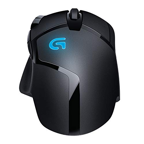 Logitech G402 Hyperion Fury Ratón Gaming con Cable, Seguimento Óptico 4,000 DPI, Peso Reducido, 8 Botones Programables, PC/Mac Negro