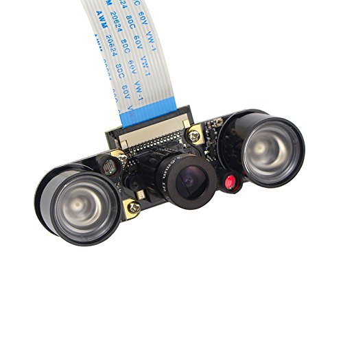 Longruner for Raspberry Pi 4 Camera Module 5MP 1080p OV5647 Sensor HD Video Webcam Night Vision for Raspberry Pi 4 3 model B B+ A+ RPi 2 1 LSC15